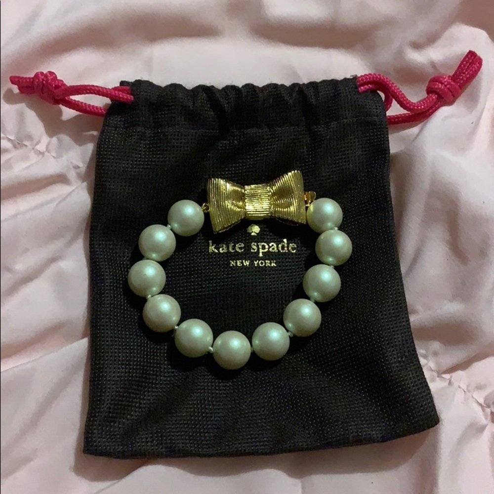 Kate Spade Gold Pearl Bracelet